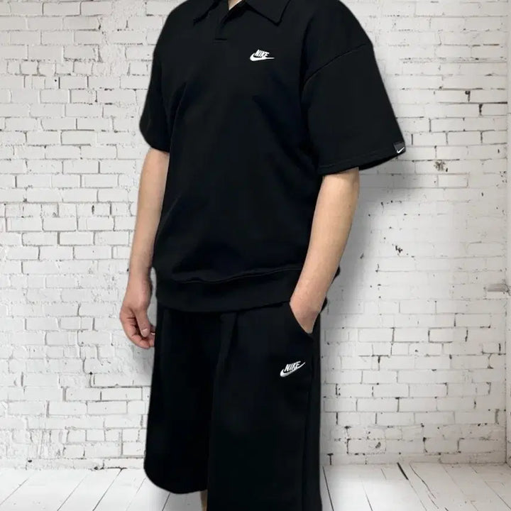[BUNJANG] Nike Casual Polo Shirt and Shorts Set / 나이키 캐주얼 카라 반바지 세트