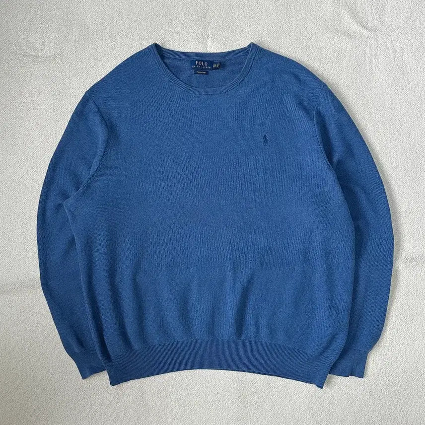 [BUNJANG] Polo Ralph Lauren Pima Cotton Crewneck Sweater / 폴로 랄프 로렌 피마 코튼 크루넥 스웨터
