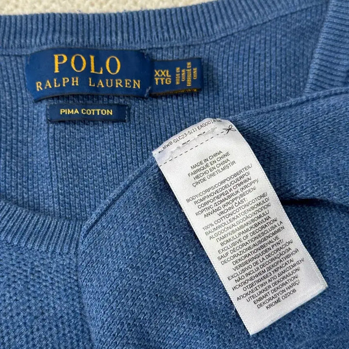 [BUNJANG] Polo Ralph Lauren Pima Cotton Crewneck Sweater / 폴로 랄프 로렌 피마 코튼 크루넥 스웨터
