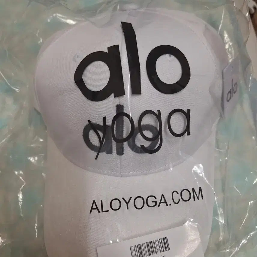 [BUNJANG] Alo Yoga Ball Cap White/Black Bundle Set / 알로 요가 볼캡 화이트/블랙 세트 일괄 6.5새상품