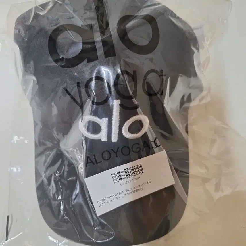 [BUNJANG] Alo Yoga Ball Cap White/Black Bundle Set / 알로 요가 볼캡 화이트/블랙 세트 일괄 6.5새상품