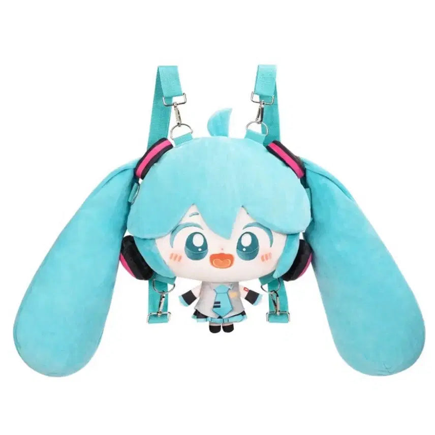 [BUNJANG] Hatsune Miku Mini Doll Backpack / 하츠네 미쿠 미니돌 빅헤드 인형 가방(새상품)