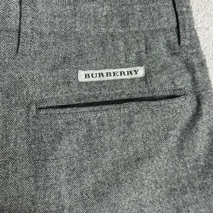 [BUNJANG] Burberry Golf Herringbone Check Gray Wool Pants / 30-31 버버리 골프 헤링본 체크 그레이 울팬츠