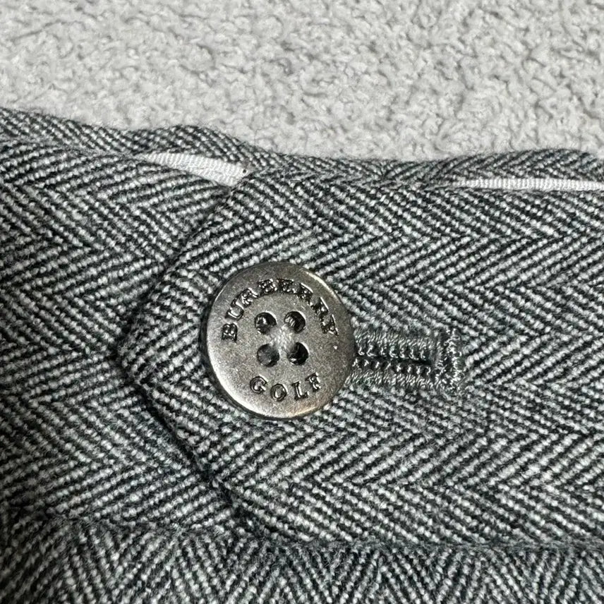 [BUNJANG] Burberry Golf Herringbone Check Gray Wool Pants / 30-31 버버리 골프 헤링본 체크 그레이 울팬츠