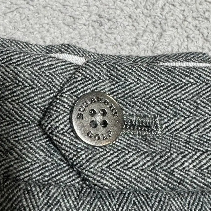[BUNJANG] Burberry Golf Herringbone Check Gray Wool Pants / 30-31 버버리 골프 헤링본 체크 그레이 울팬츠