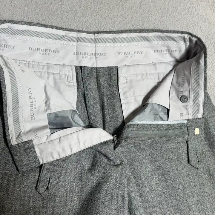 [BUNJANG] Burberry Golf Herringbone Check Gray Wool Pants / 30-31 버버리 골프 헤링본 체크 그레이 울팬츠