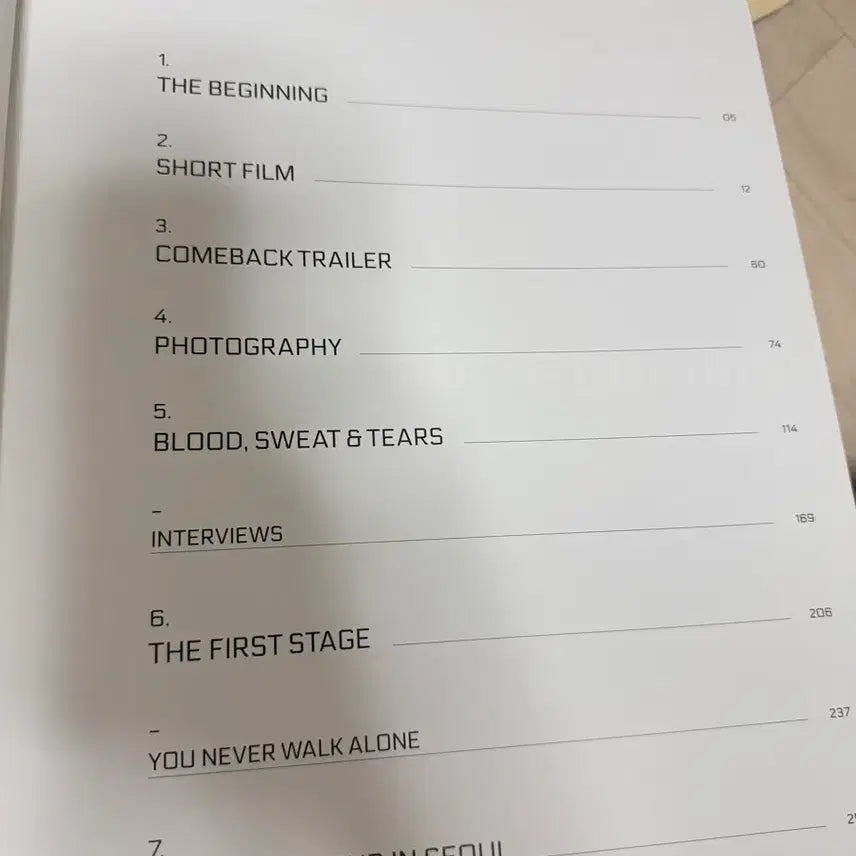 [BUNJANG] BTS WINGS / Map of the Soul Concept Book / 방탄소년단 BTS WINGS 컨셉북