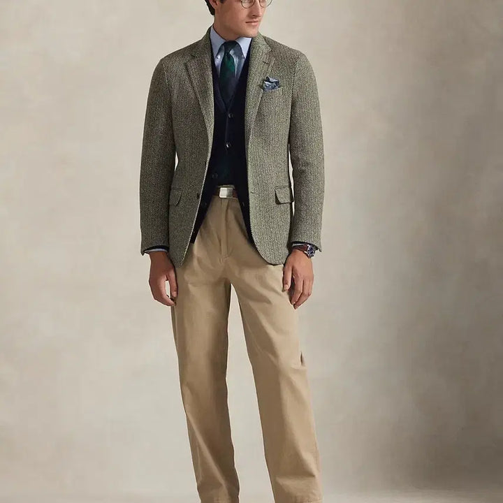 [BUNJANG] Polo Ralph Lauren Italian Herringbone Wool 3-Roll-2 Sport Coat Jacket / 폴로 랄프로렌 이태리 헤링본 울 3roll2 스포츠 코트 자켓