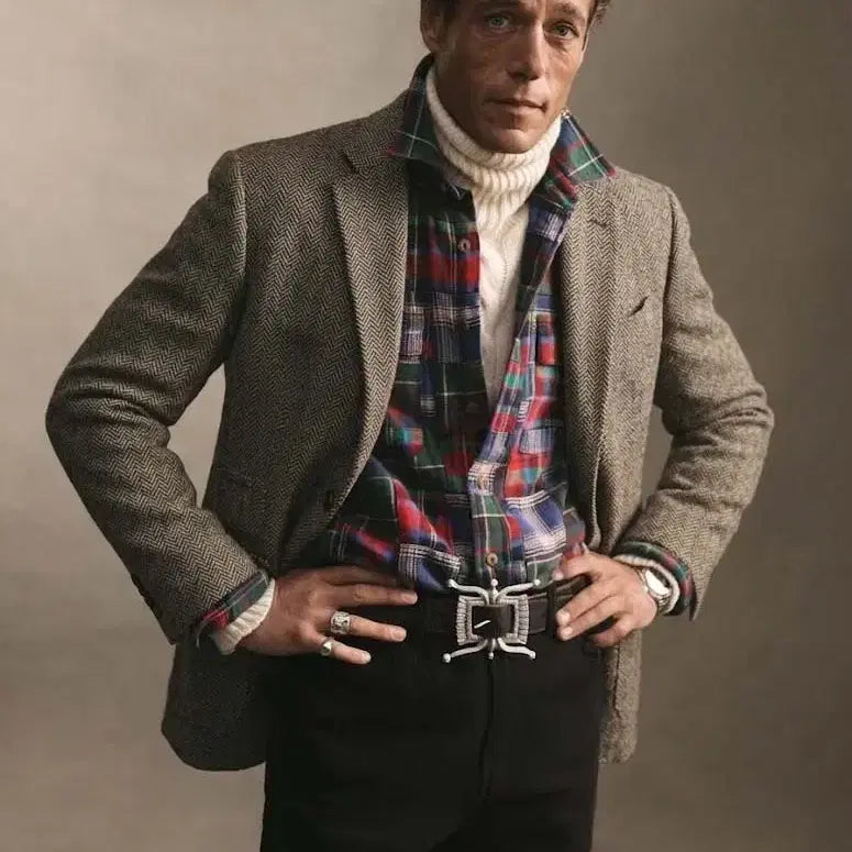 [BUNJANG] Polo Ralph Lauren Italian Herringbone Wool 3-Roll-2 Sport Coat Jacket / 폴로 랄프로렌 이태리 헤링본 울 3roll2 스포츠 코트 자켓