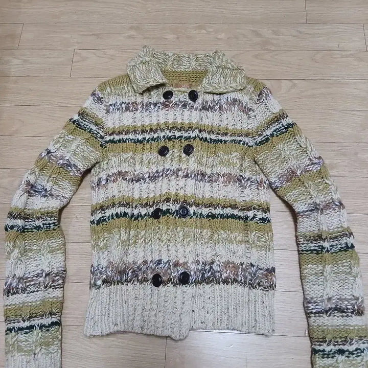 [BUNJANG] SJSJ Olive Knit Cardigan / SJSJ 모 니트 가디건