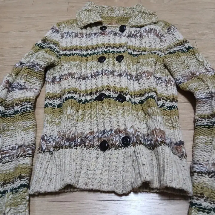 [BUNJANG] SJSJ Olive Knit Cardigan / SJSJ 모 니트 가디건