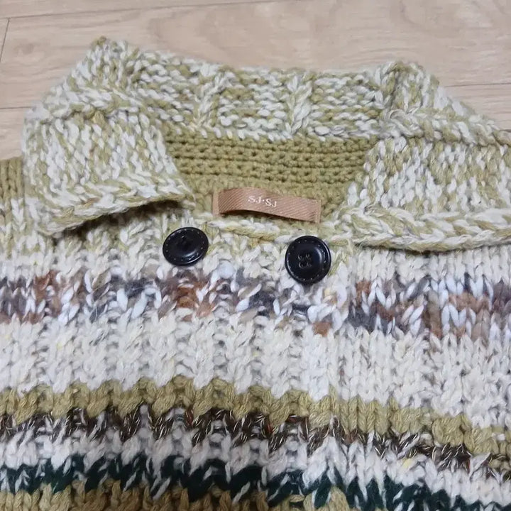 [BUNJANG] SJSJ Olive Knit Cardigan / SJSJ 모 니트 가디건