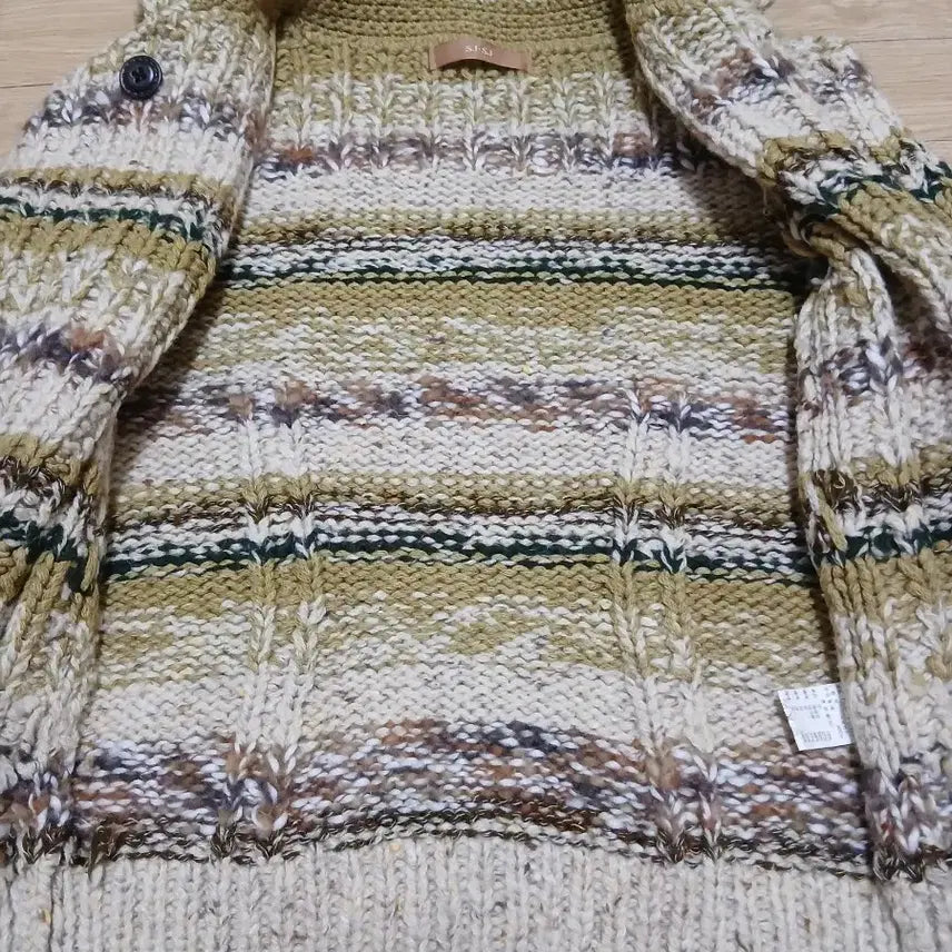 [BUNJANG] SJSJ Olive Knit Cardigan / SJSJ 모 니트 가디건