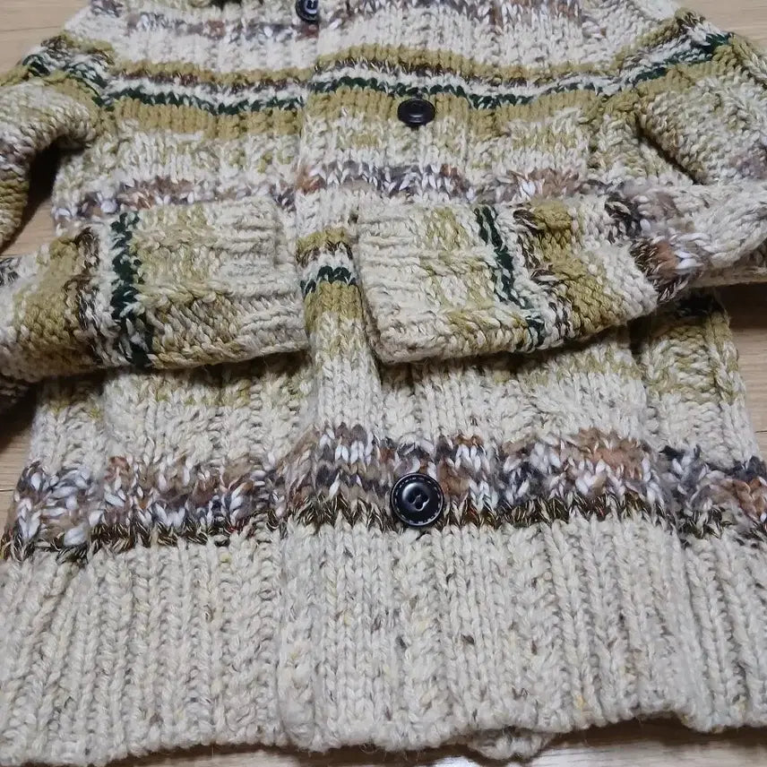 [BUNJANG] SJSJ Olive Knit Cardigan / SJSJ 모 니트 가디건