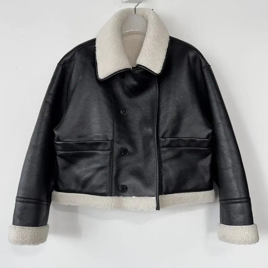 [BUNJANG] Studio Tomboy Reversible Faux Shearling Jacket / 스튜디오 톰보이 23 리버시블 무스탕 자켓