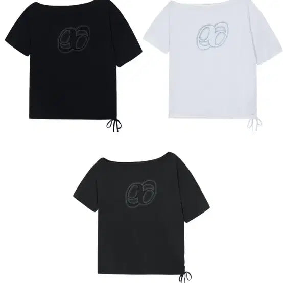 [BUNJANG] As On Kiki Boxy Shirred T-Shirt White / 애즈온 키키 박시 셔링 티셔츠 화이트