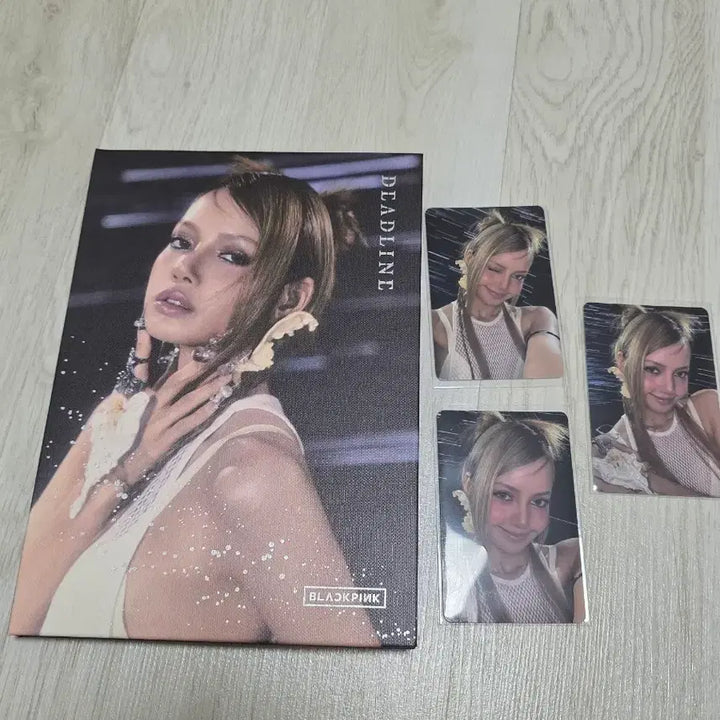 [SOLD OUT] 블랙핑크 DEADLINE 데드라인 SILVER 버전 리사 앨범 포토카드
