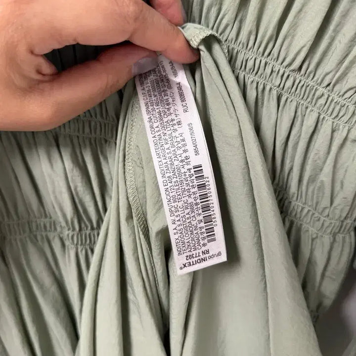 [BUNJANG] ZARA Shirred Long Anorak Dress - Khaki, S Size / 자라 셔링 롱 원피스 카키 /S사이즈 아노락원피스 맥시ops/무료배송