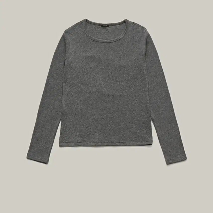 [BUNJANG] Shop M Round Neck Long Sleeve T-shirt / 샵엠 라운드넥티
