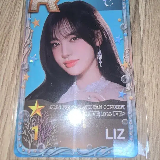 [BUNJANG] IVE Liz Fan-Con Super Star Ship Photocard / 아이브 팬콘 슈스쉽 구매인증 리즈 포카