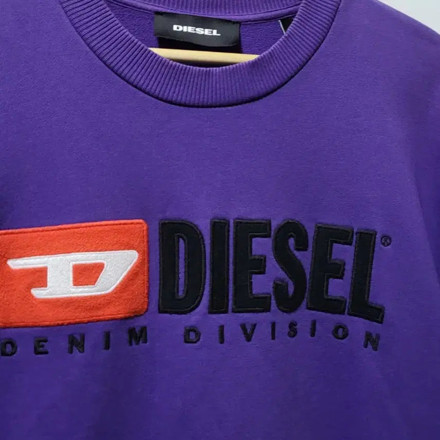 [BUNJANG] Diesel Purple Sweatshirt / 디젤 퍼플 맨투맨 티셔츠