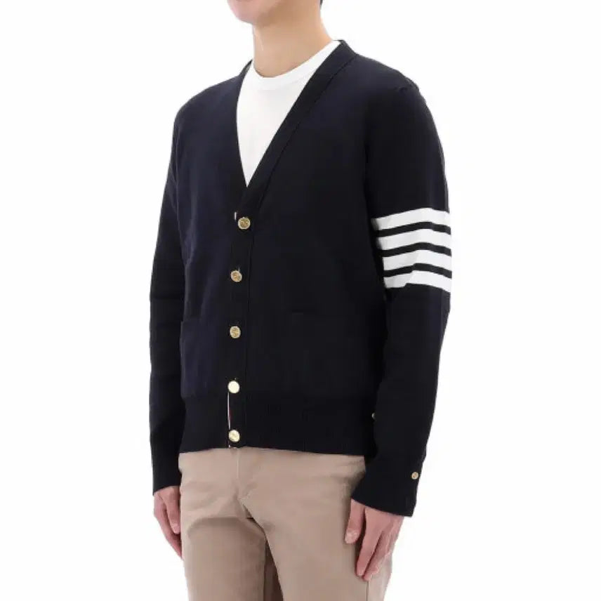 [BUNJANG] Thom Browne Milano Stitch Gold Button Cardigan / 톰브라운 밀라노스티치 금장 가디건 1or2 구매합니다
