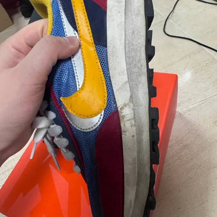 [BUNJANG] Nike x Sacai LD Waffle Blue Multi Sneakers / 나이키 x 사카이 LD와플 블루 멀티 270사이즈