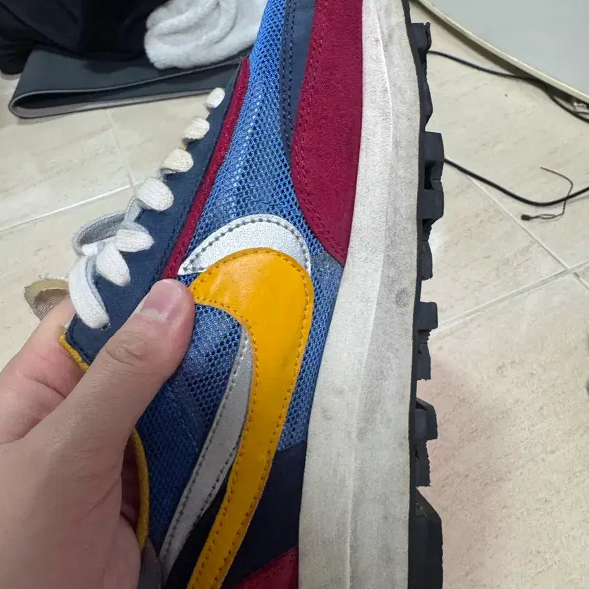 [BUNJANG] Nike x Sacai LD Waffle Blue Multi Sneakers / 나이키 x 사카이 LD와플 블루 멀티 270사이즈