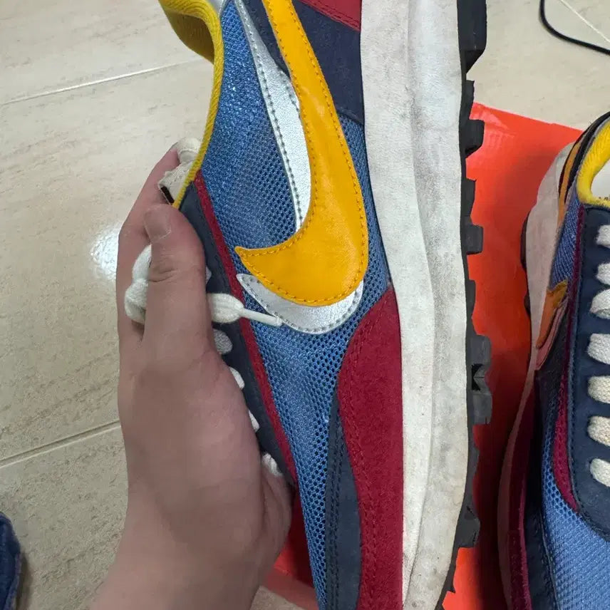 [BUNJANG] Nike x Sacai LD Waffle Blue Multi Sneakers / 나이키 x 사카이 LD와플 블루 멀티 270사이즈