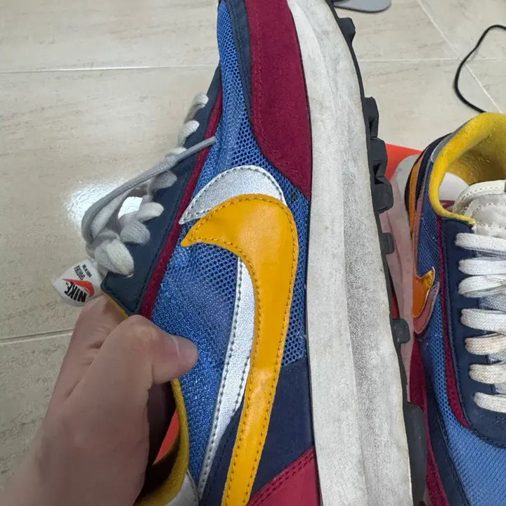[BUNJANG] Nike x Sacai LD Waffle Blue Multi Sneakers / 나이키 x 사카이 LD와플 블루 멀티 270사이즈