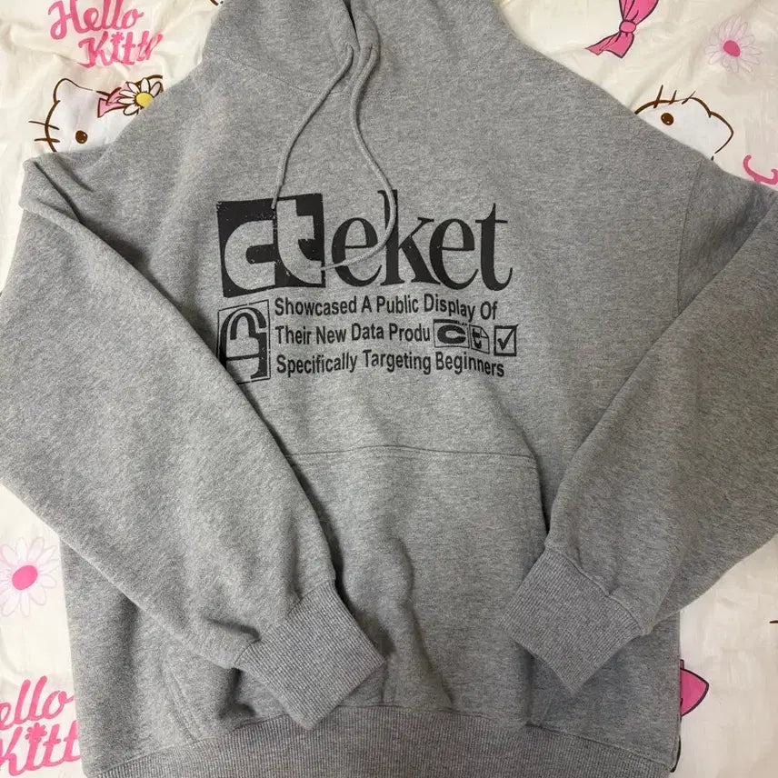 [BUNJANG] S Tecket Hoodie / S 테켓 후드티