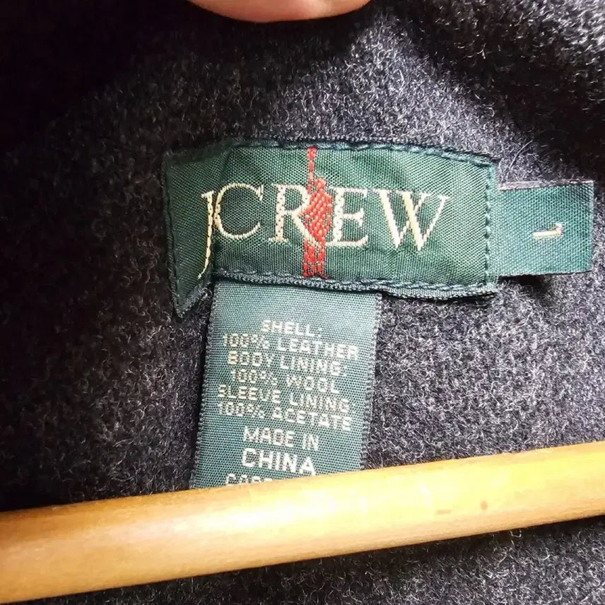 [BUNJANG] J.Crew Leather Car Coat / L)올드 제이크루 래더 카코트 j crew leather car coat