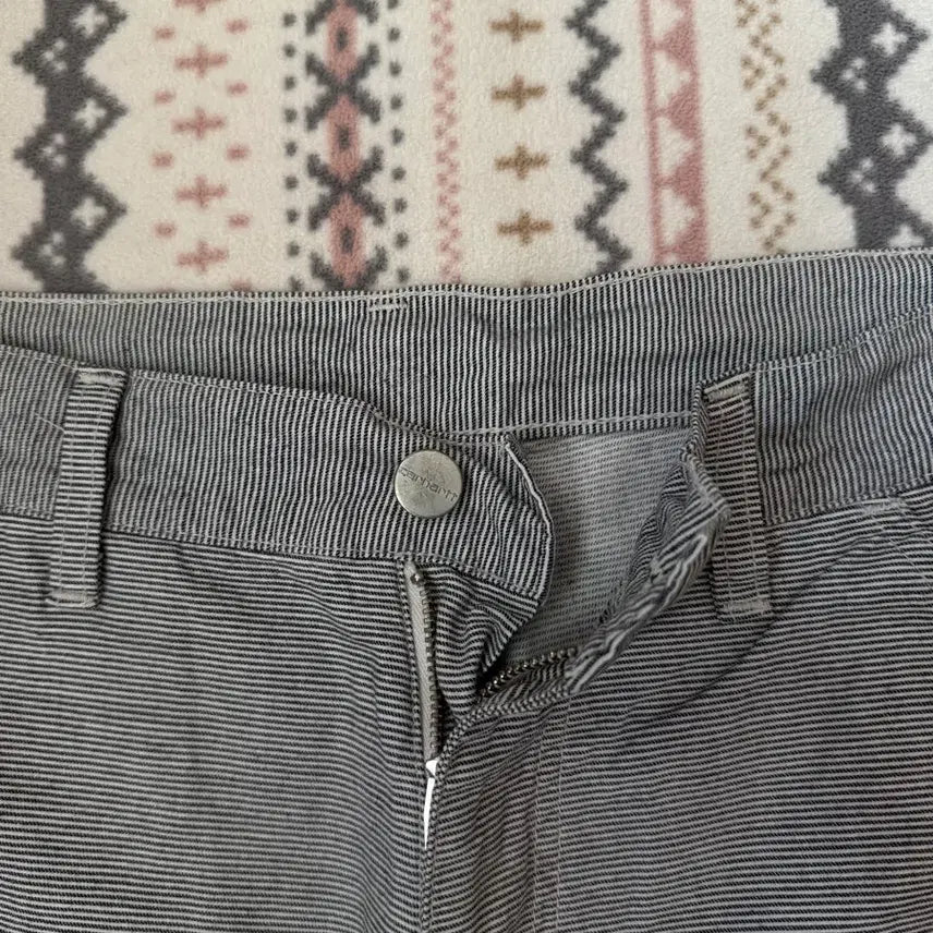 [BUNJANG] Carhartt Striped Shorts 28 Inch / 칼하트 스트라이프 반바지 28인치