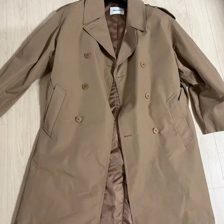 [BUNJANG] Insilence Oversized Trench Coat Sand Beige / [S]인사일런스 오버사이즈 트렌치코트 샌드베이지