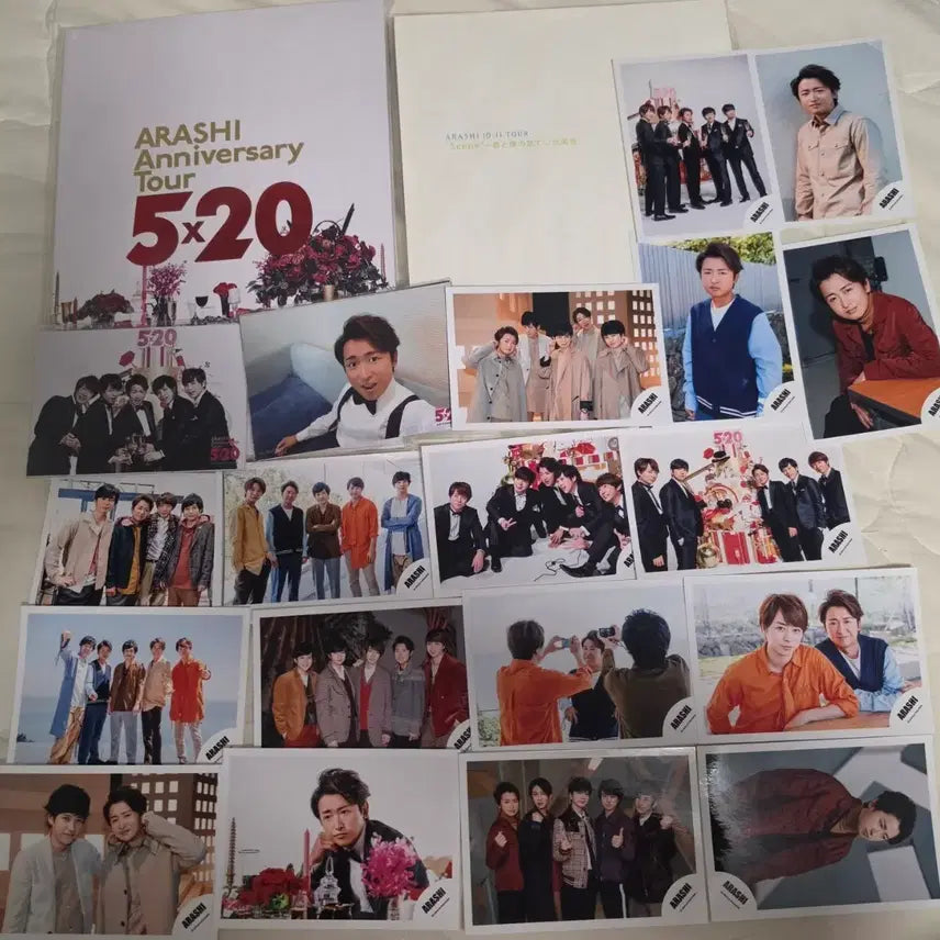 [BUNJANG] Arashi 5x20 20th Anniversary Concert Goods Bundle Set / 아라시 5x20 20주년, 풍경콘 팜플렛 샵사, 공식사진 등 일괄
