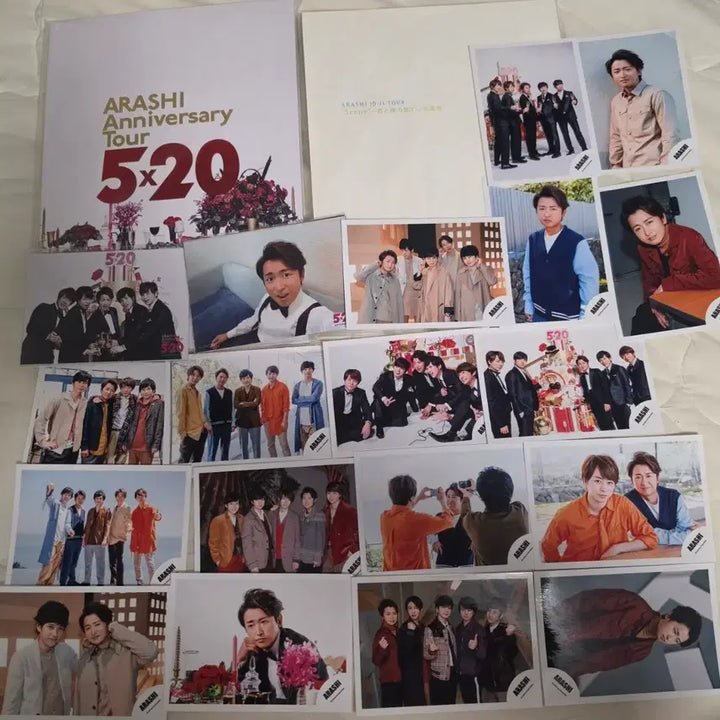 [BUNJANG] Arashi 5x20 20th Anniversary Concert Goods Bundle Set / 아라시 5x20 20주년, 풍경콘 팜플렛 샵사, 공식사진 등 일괄