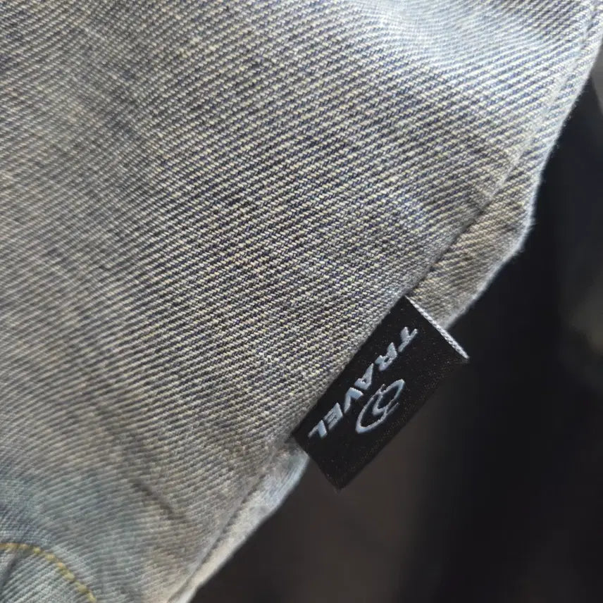[BUNJANG] Travel Front Denim Windbreaker Blue / 트래블 프론트 백 데님 윈드 브레이커 블루