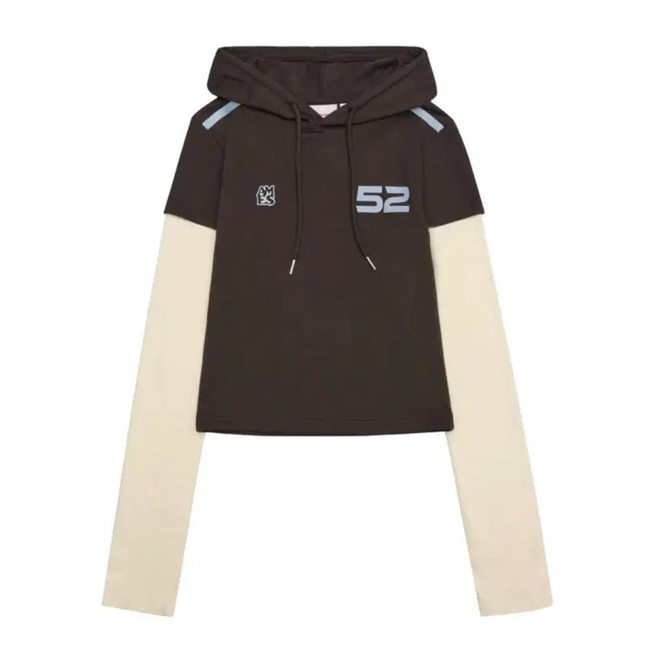 [BUNJANG] Ames Worldwide Hooded Layered Long Sleeve / 아메스월드 후디 레이어드 롱슬리브