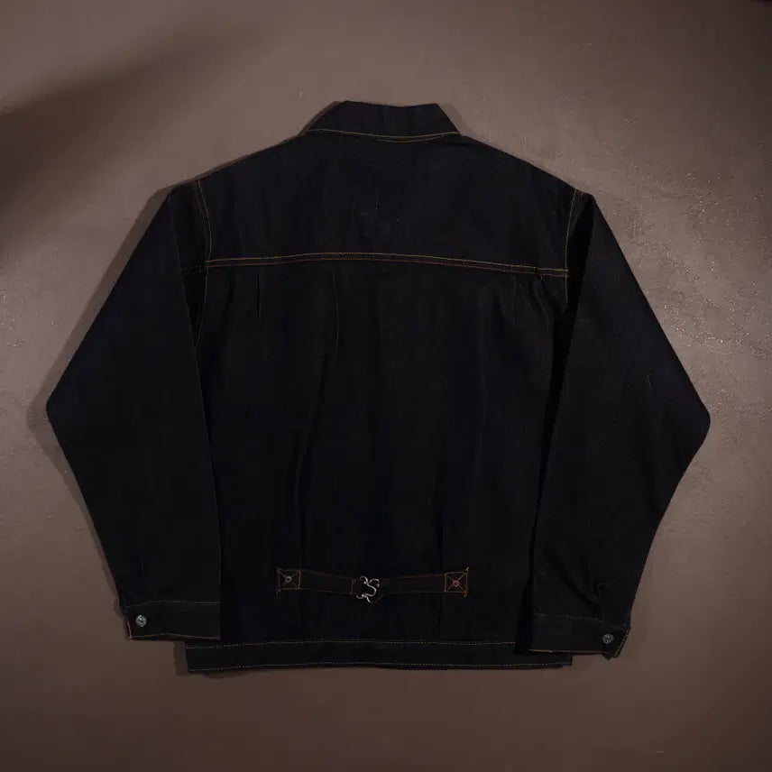 [BUNJANG] EVISU C511 Selvedge Denim Work Jacket / 에비수 셀비지 데님 워크자켓 C511
