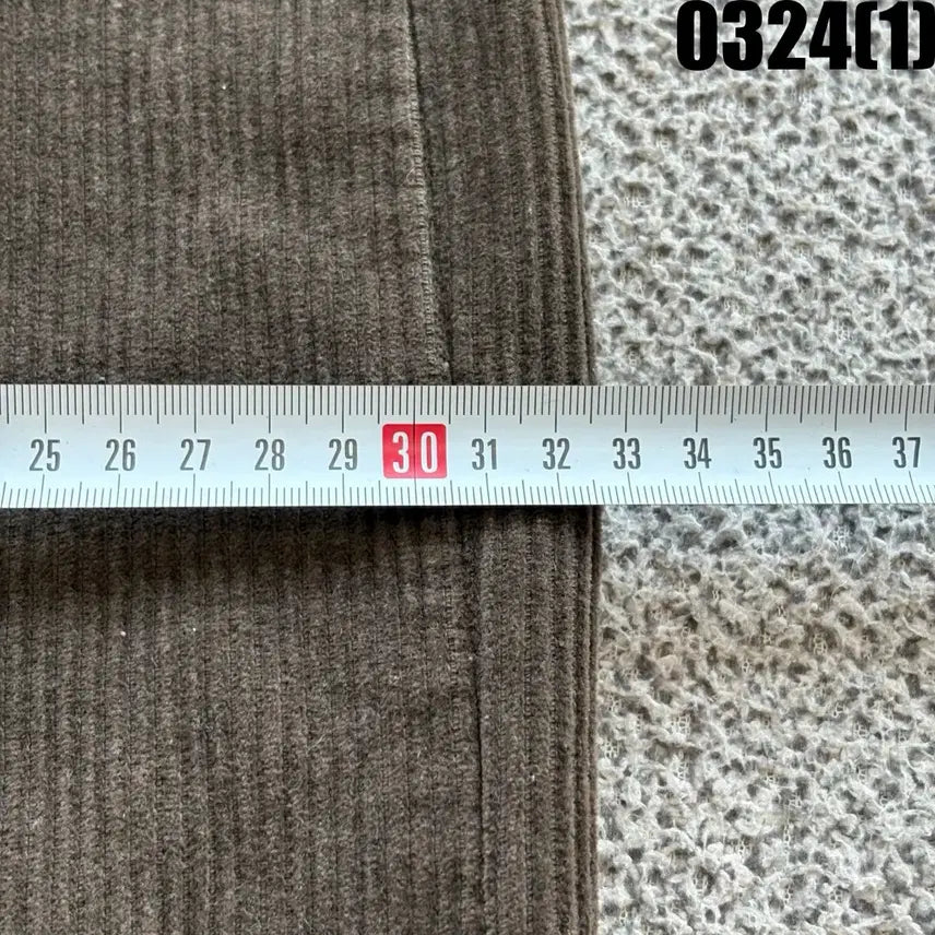 [SOLD OUT] NEUKKIMPYO 브라운 코듀로이 와이드 팬츠 M