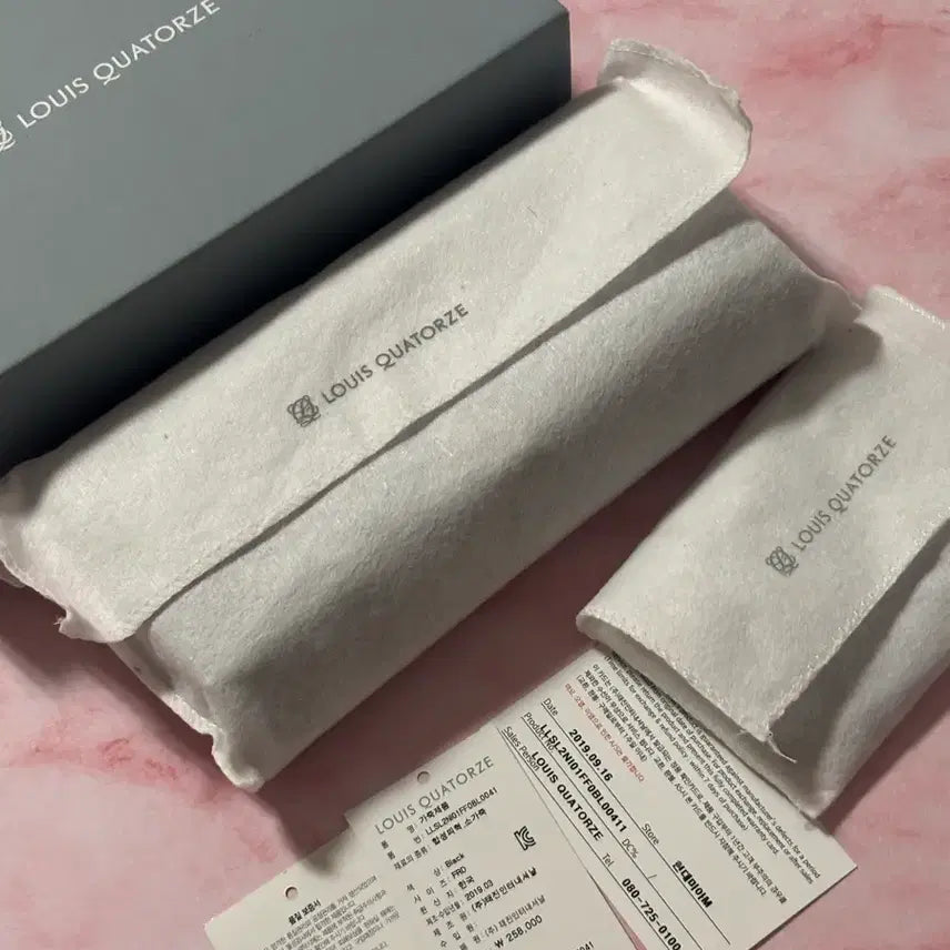 [BUNJANG] Louis Quatorze Leather Wallet Set / 루이까또즈 가죽 장지갑 카드지갑 세트