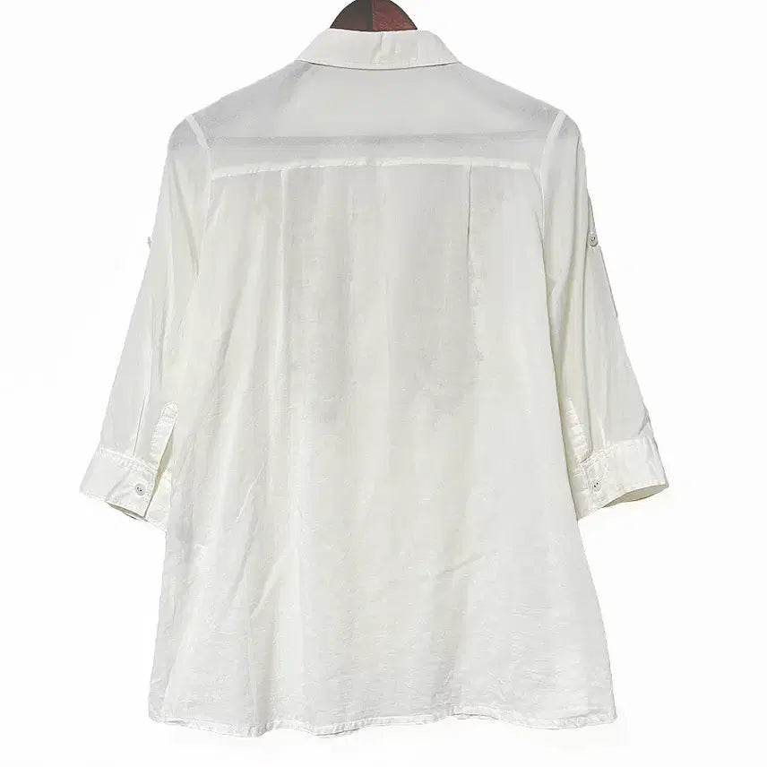 [SOLD OUT] 일본빈티지 에스닉패턴꽃자수 A라인셔츠남방 아이보리 모리걸하구미룩갸루y2k