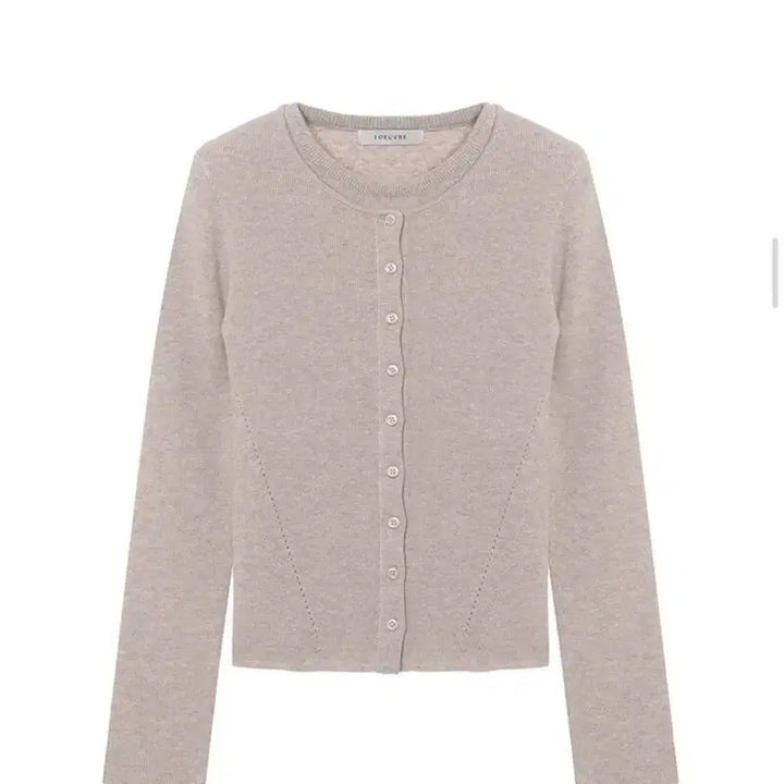 [BUNJANG] Loeuvre Layered Knit Oatmeal Color Top / 루에브르 레이어드 니트 오트밀컬러
