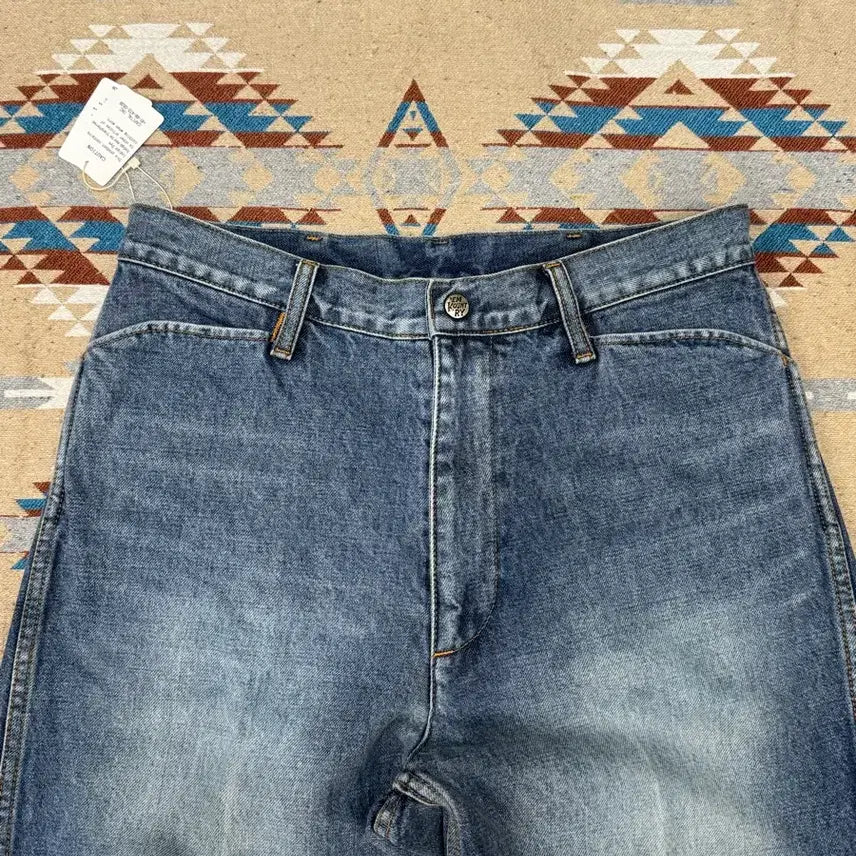 [BUNJANG] Kapital 14oz Denim Frisco Center Pleats Processing Pants Size 32 / [32] 캐피탈 14 온즈 데님 5P 프리스코 센터 플리츠 프로세싱