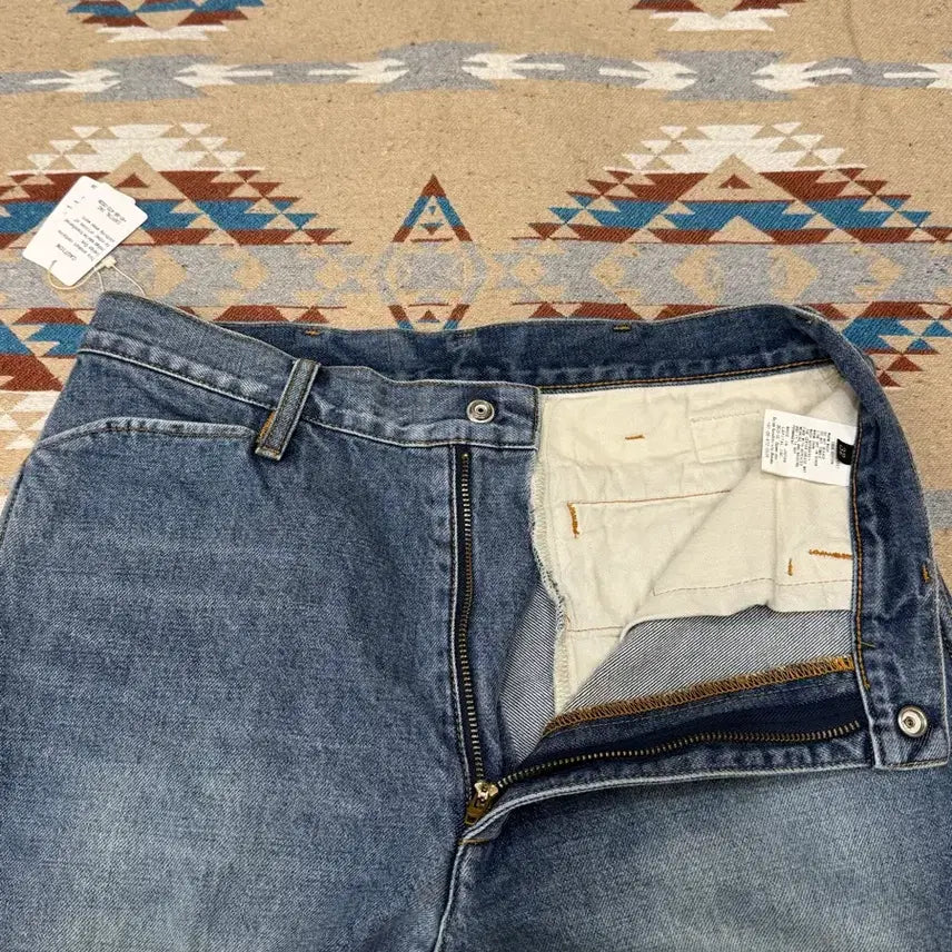[BUNJANG] Kapital 14oz Denim Frisco Center Pleats Processing Pants Size 32 / [32] 캐피탈 14 온즈 데님 5P 프리스코 센터 플리츠 프로세싱