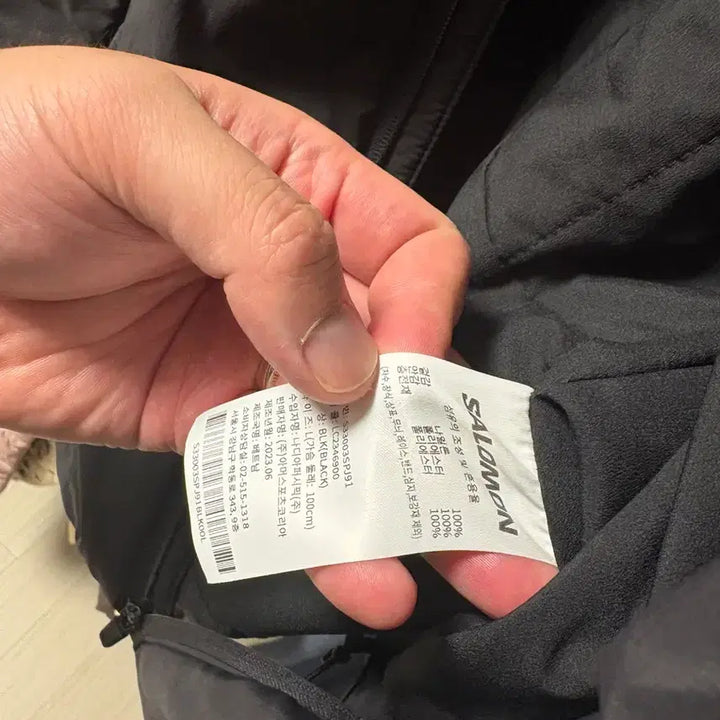 [SOLD OUT] 살로몬 후드 모디세이 패딩 자켓 L사이즈 블랙