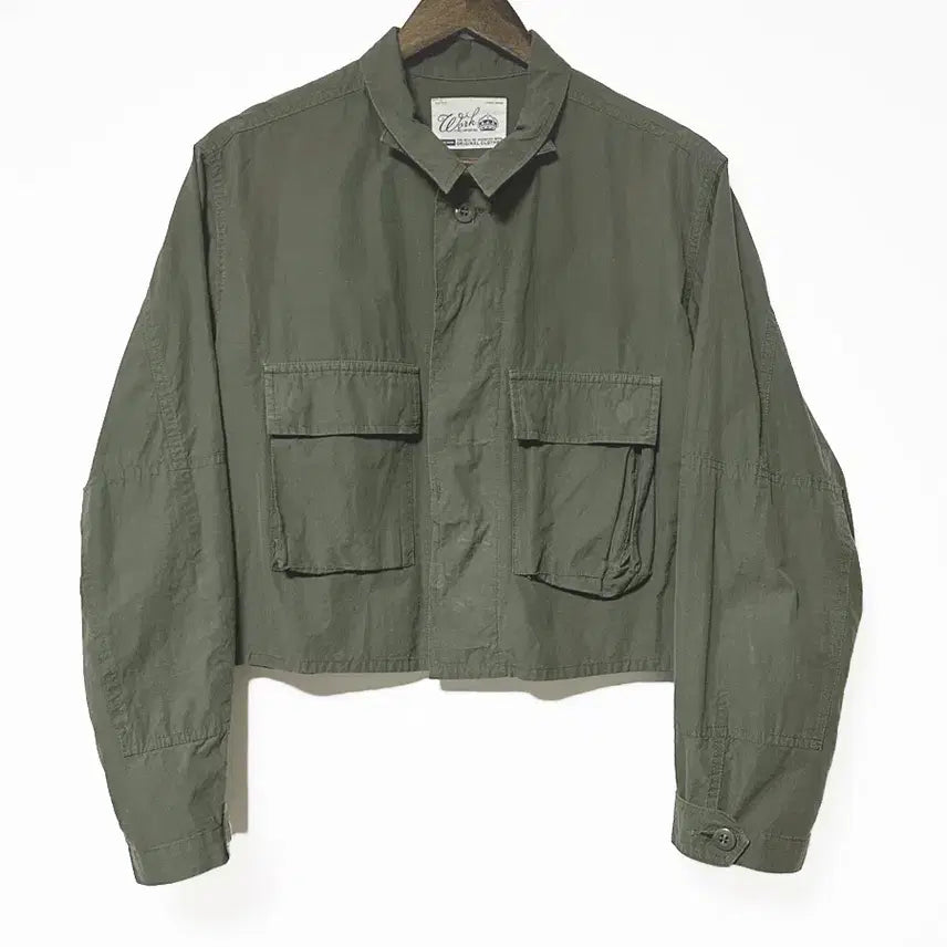 [BUNJANG] Vintage Japanese Jungle Fatigue Short Jacket / 일본빈티지 여자정글퍼티그 오버핏 숏야상자켓점퍼카키 모리걸하구미룩y2k