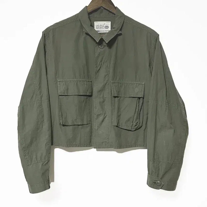 [BUNJANG] Vintage Japanese Jungle Fatigue Short Jacket / 일본빈티지 여자정글퍼티그 오버핏 숏야상자켓점퍼카키 모리걸하구미룩y2k