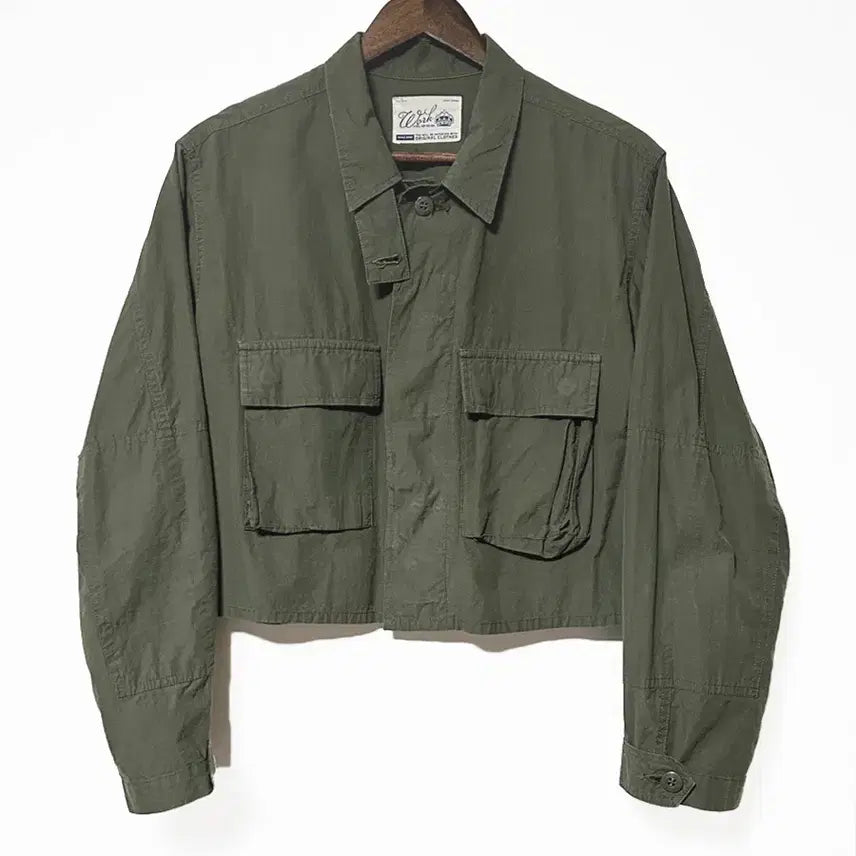 [BUNJANG] Vintage Japanese Jungle Fatigue Short Jacket / 일본빈티지 여자정글퍼티그 오버핏 숏야상자켓점퍼카키 모리걸하구미룩y2k