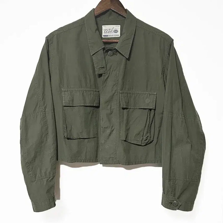 [BUNJANG] Vintage Japanese Jungle Fatigue Short Jacket / 일본빈티지 여자정글퍼티그 오버핏 숏야상자켓점퍼카키 모리걸하구미룩y2k